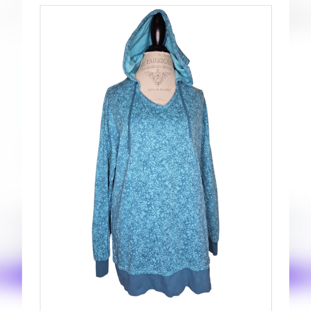 Athleta Sundance Alliance Teal Hoodie Size L